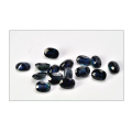 Oval Shape Natural Chinese Black Sapphire Gemstone